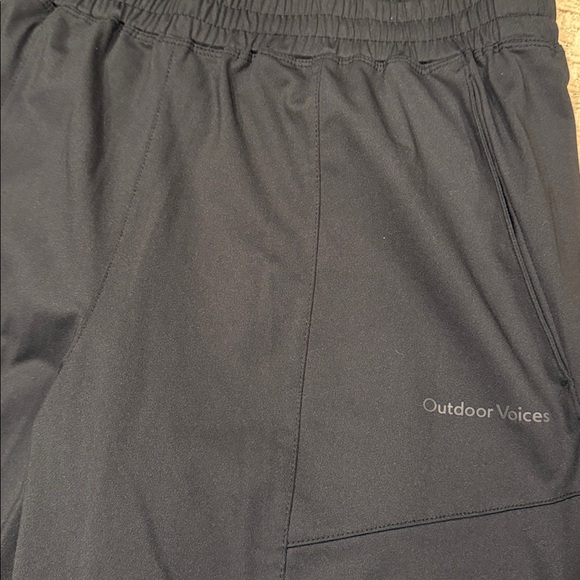 NWOT Outdoor Voices Large Men's Black Pants - Picture 2 of 11